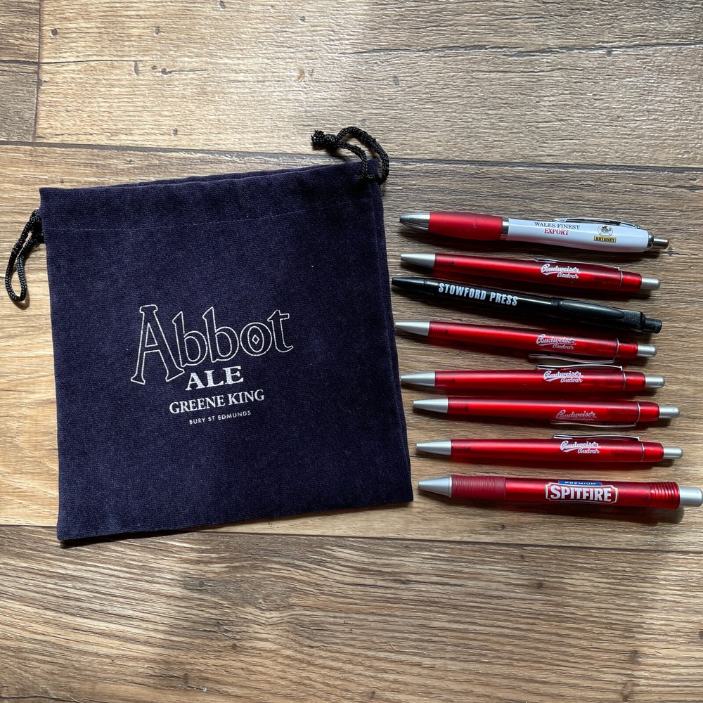 Promo Brewery Pens and Abbot Bag bundle