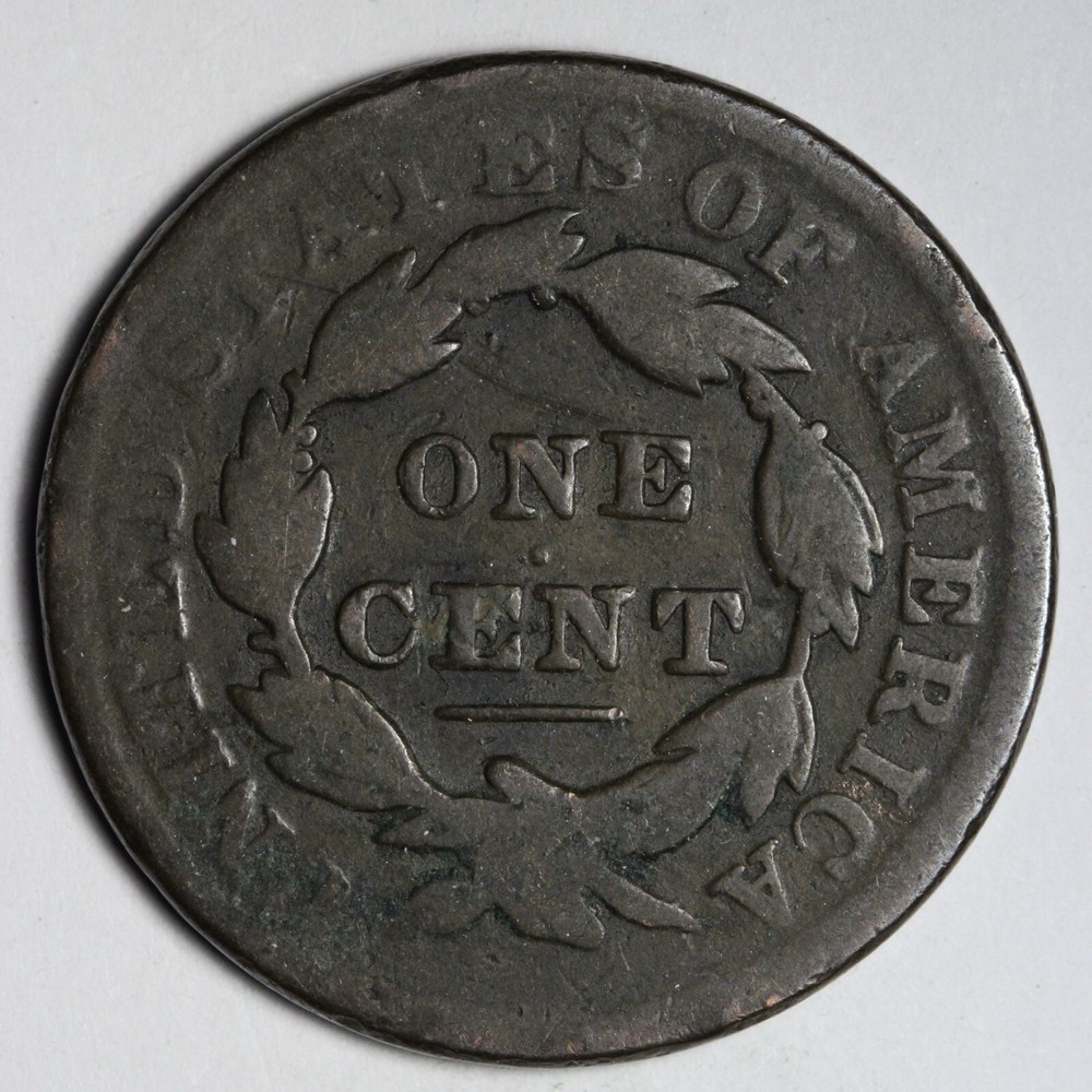 1832 Coronet Head Large Cent FINE E118 SEQ