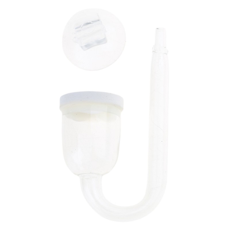 for CO2 Diffuser Clear Glass Atomizer for Aquarium Planted for Tank Tiny