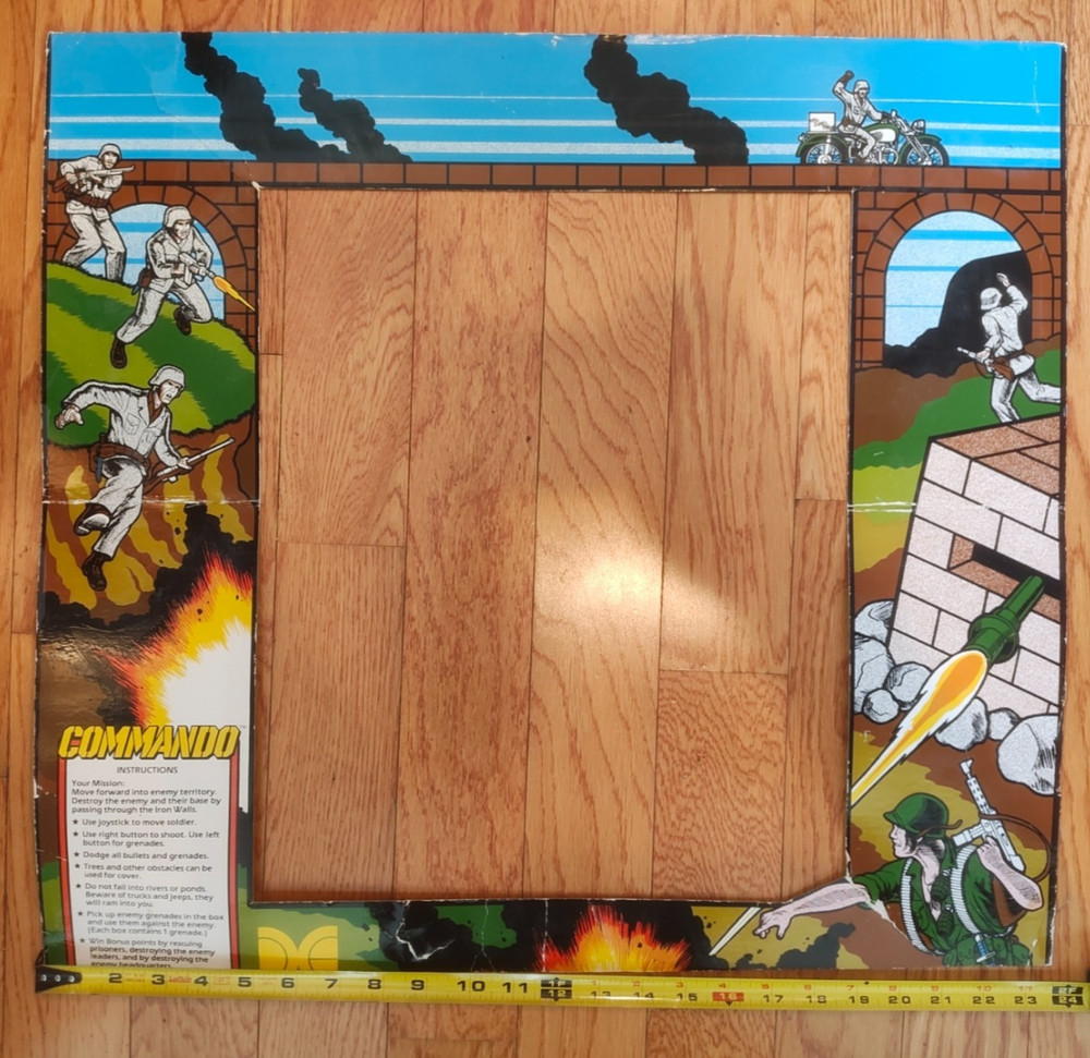 COMMANDO cardboard monitor bezel