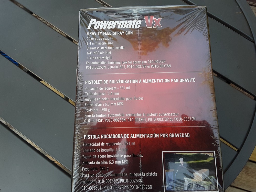 Powermate Vx Gravity Feed Spray Gun 010-0035CT