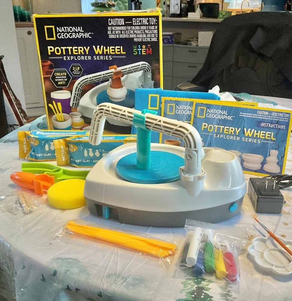 NATIONAL GEOGRAPHIC Pottery Wheel Set✨✨✨✨✨✨