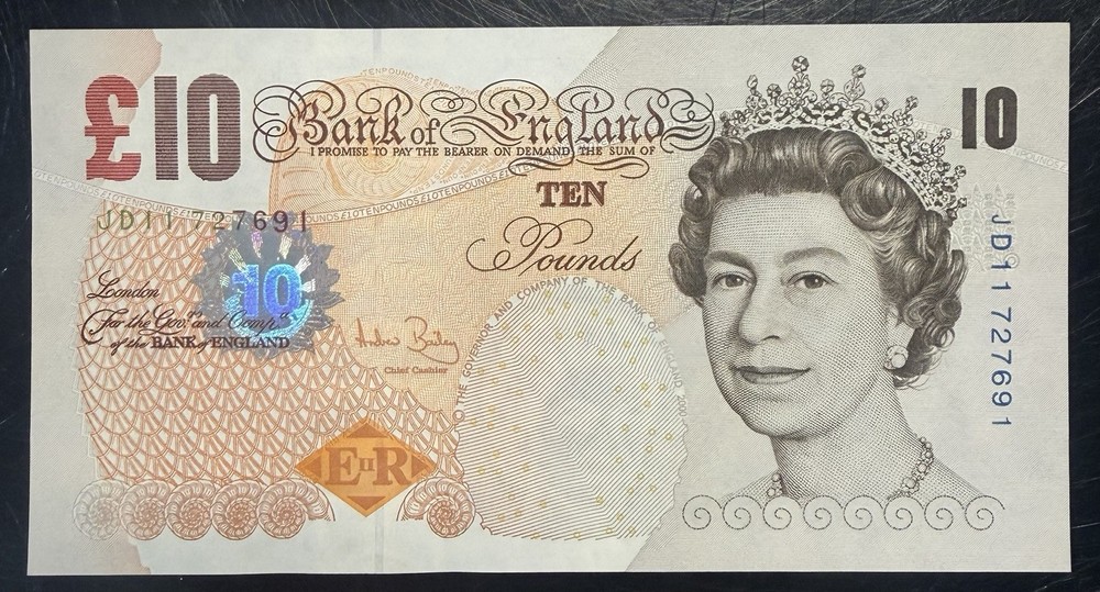 Old £10 Ten Pound Note Uncirculated