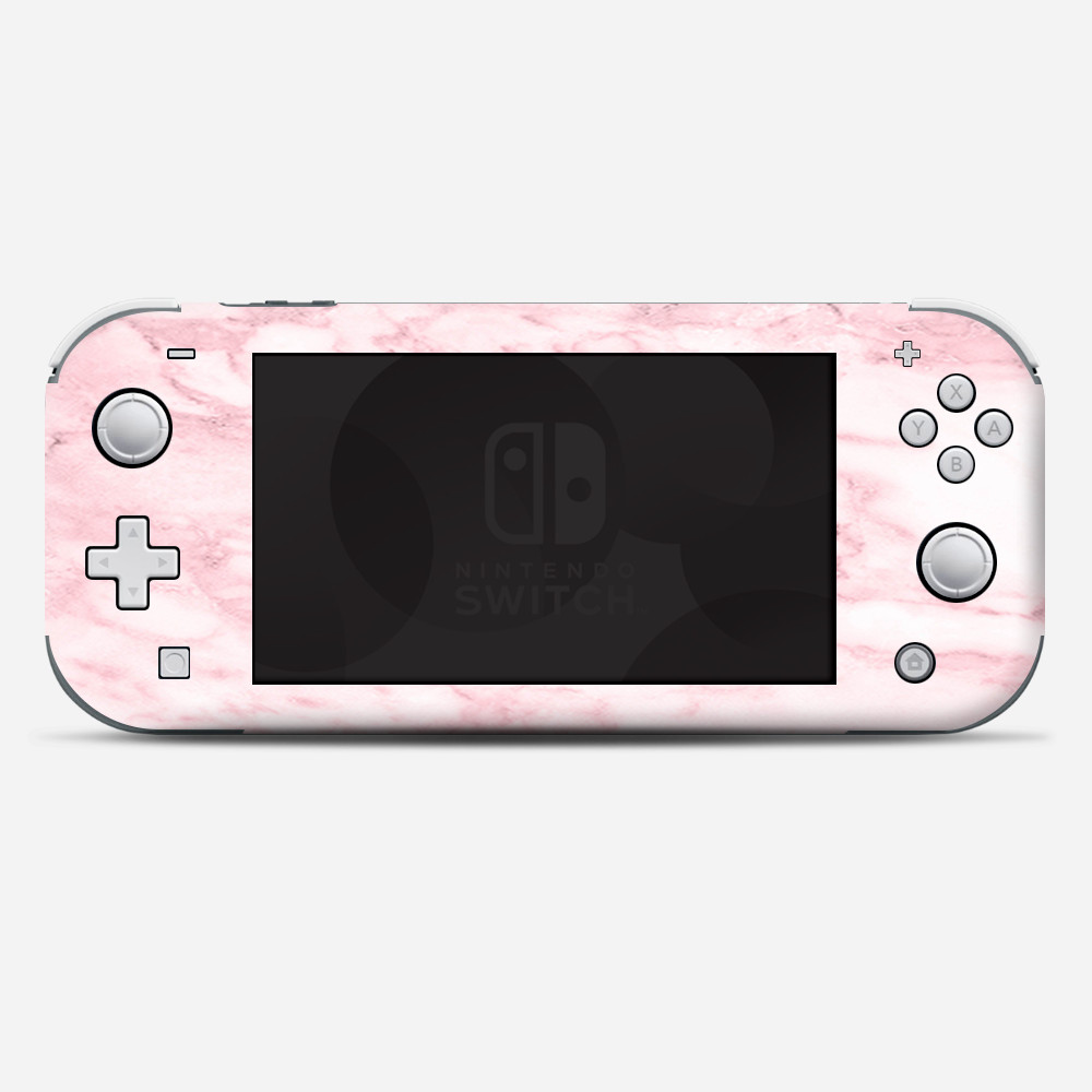 Skins Decals wrap for Nintendo Switch Lite - Rose Pink Marble Pattern