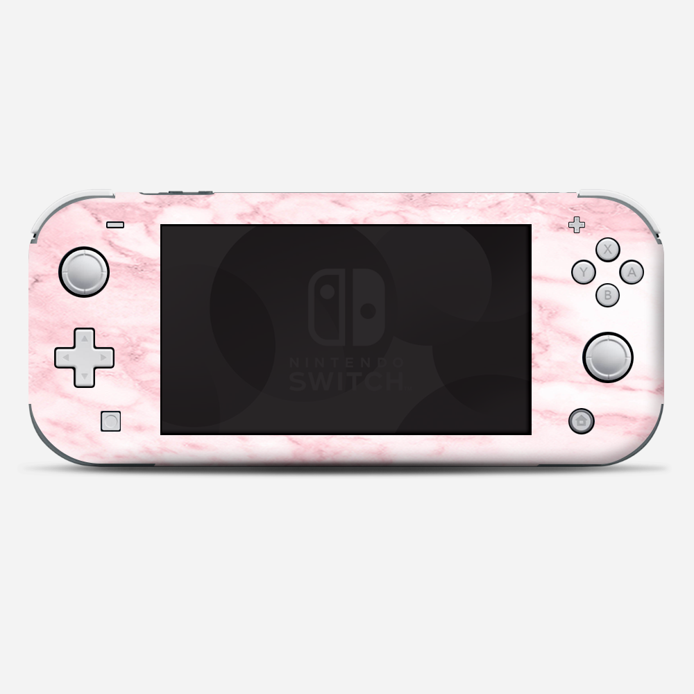 Skins Decals wrap for Nintendo Switch Lite - Rose Pink Marble Pattern