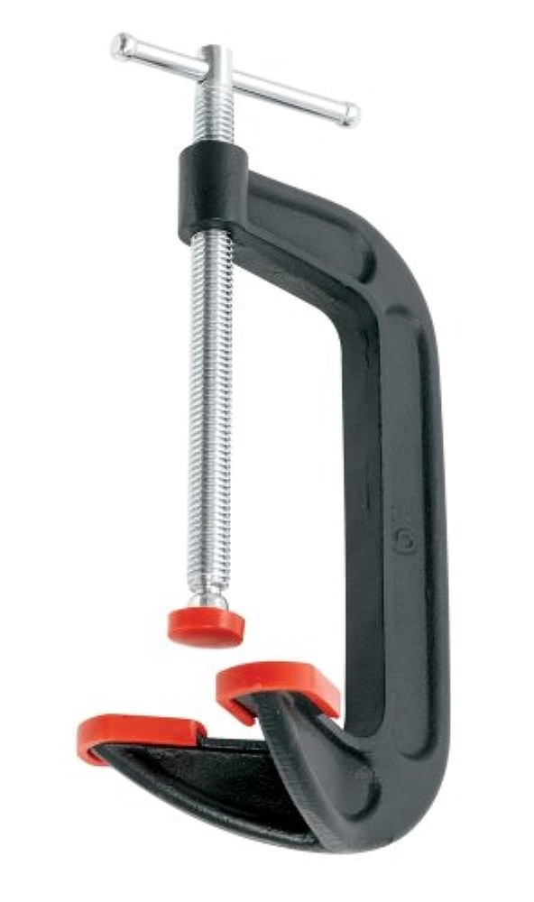 DHCC-6 6 In. Double Headed C-Clamp red/black