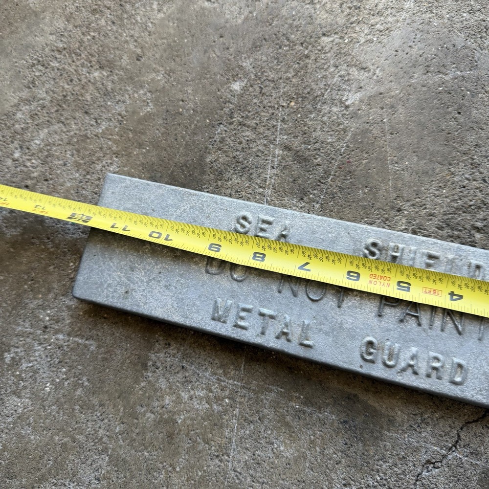 Sea Shield Metal Guard Zinc Anode Do Not Paint