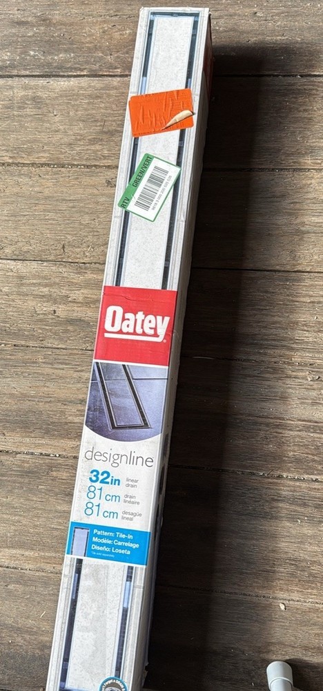Oatey Designline 32 Inch Linear Drain