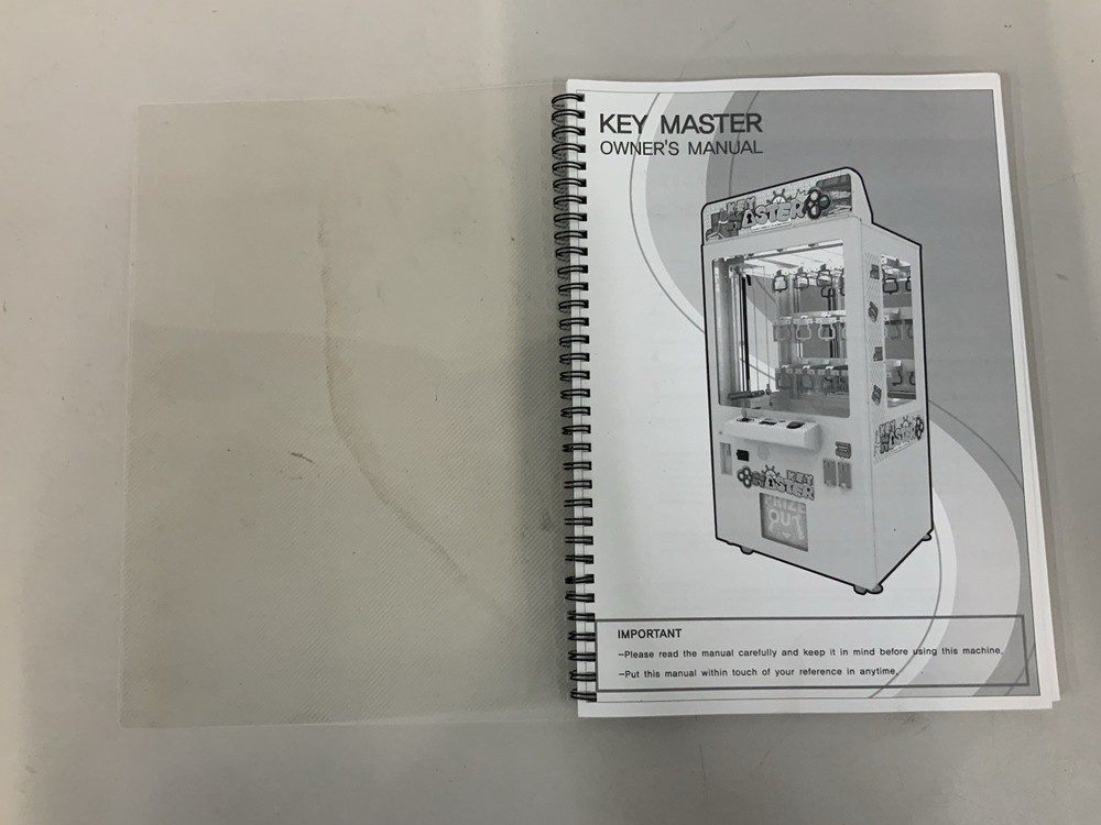 Key Master Arcade Game Owner’s Manual