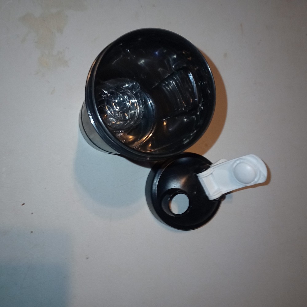Black 16 Oz Protein Shaker