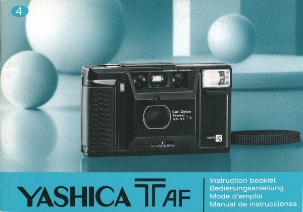 Yashica T AF Instruction Manual (Kyocera) multi-language