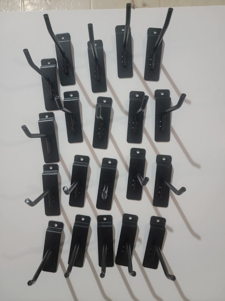 Peg Hook For Slatwall Black Black 6"