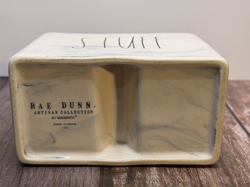 Rae Dunn Marble “Stuff” Organization Great For Your Brushes & Combs