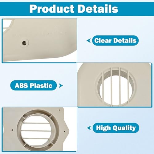 SP20286 3-Inch Vent Horizontal Vent Termination Kit, with Screws for Outside