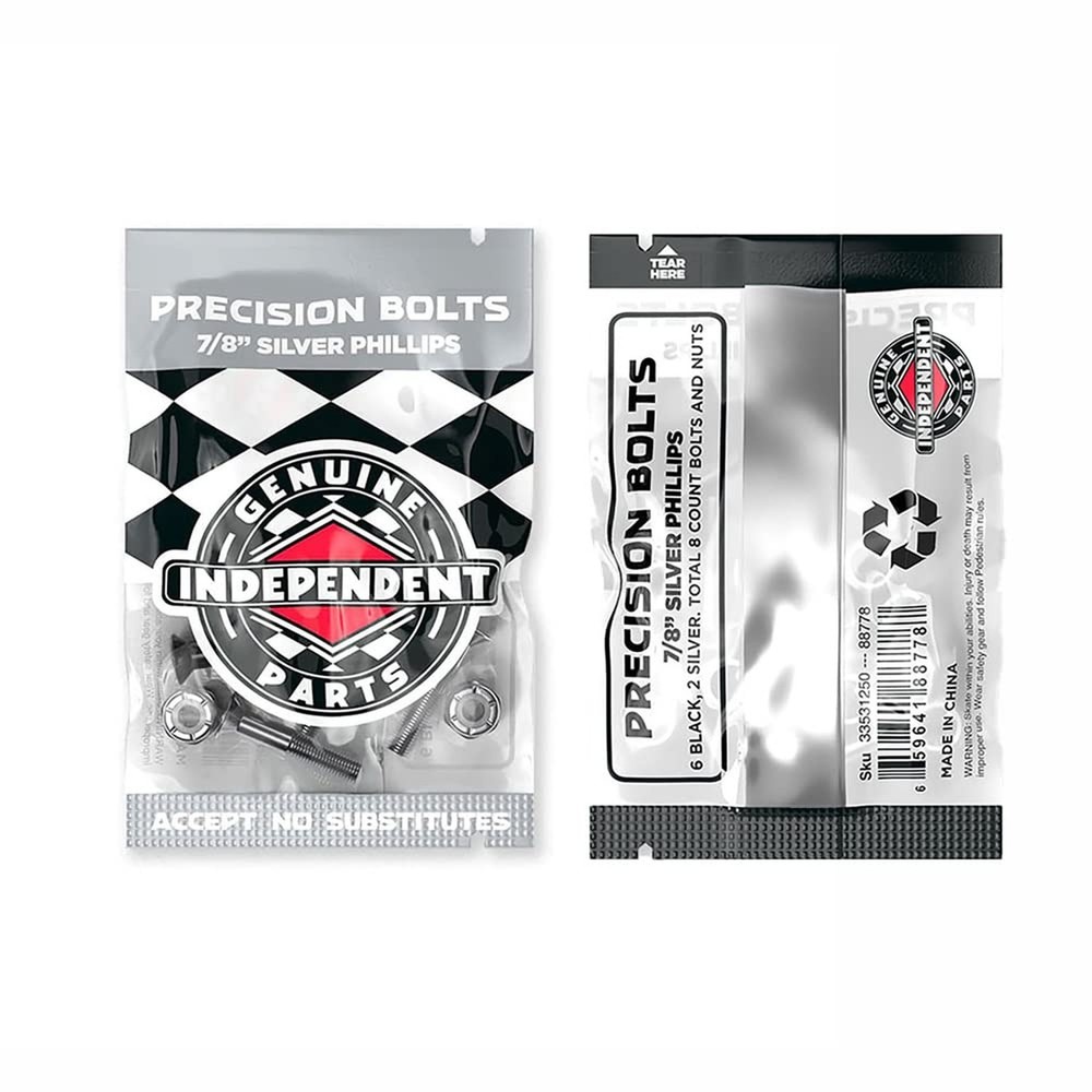 Independent Hardware 7/8 Silver Phillips Head