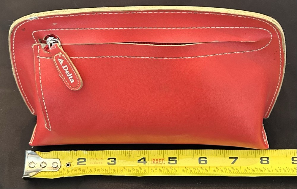 Red Delta Air Lines Amenity Kit Unique