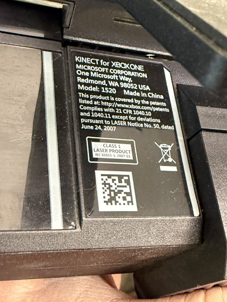 Microsoft Xbox One Kinect Sensor Camera Motion Controller Model 1520 TESTED