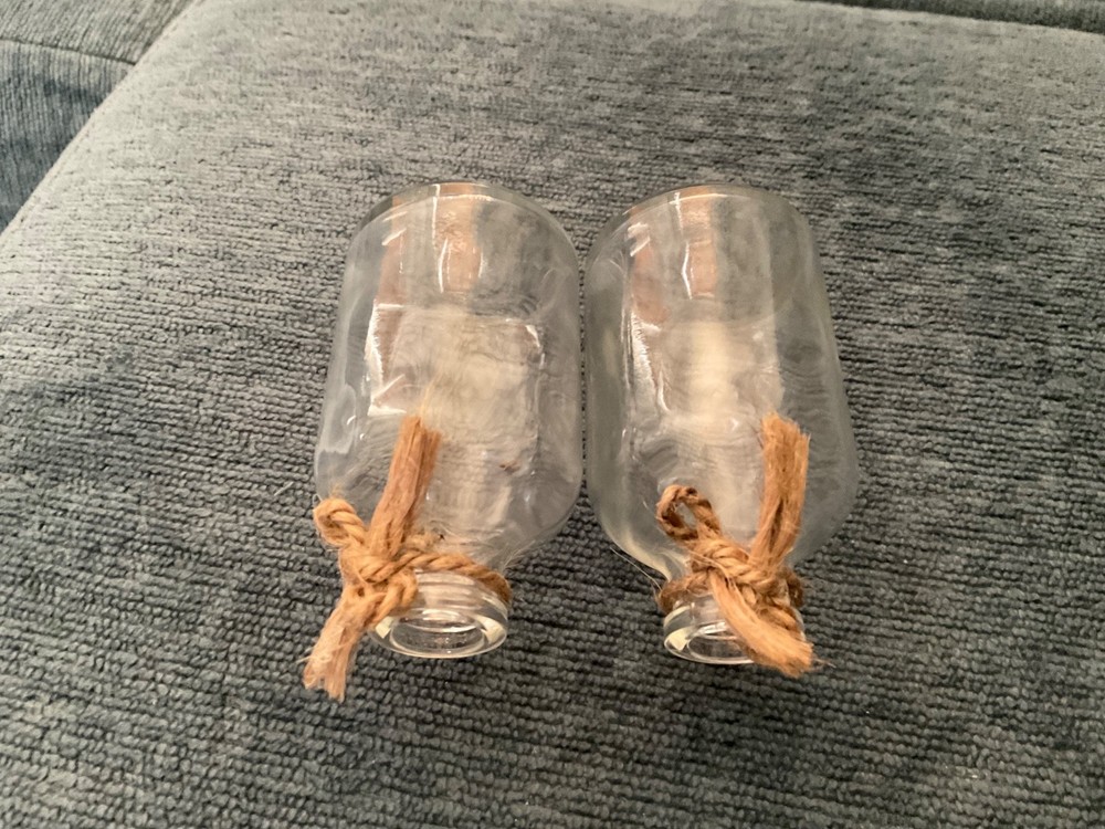 two mini bottles