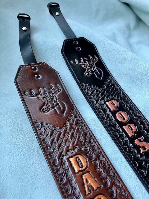 CUSTOM LEATHER RIFLE/ SHOTGUNG SLING