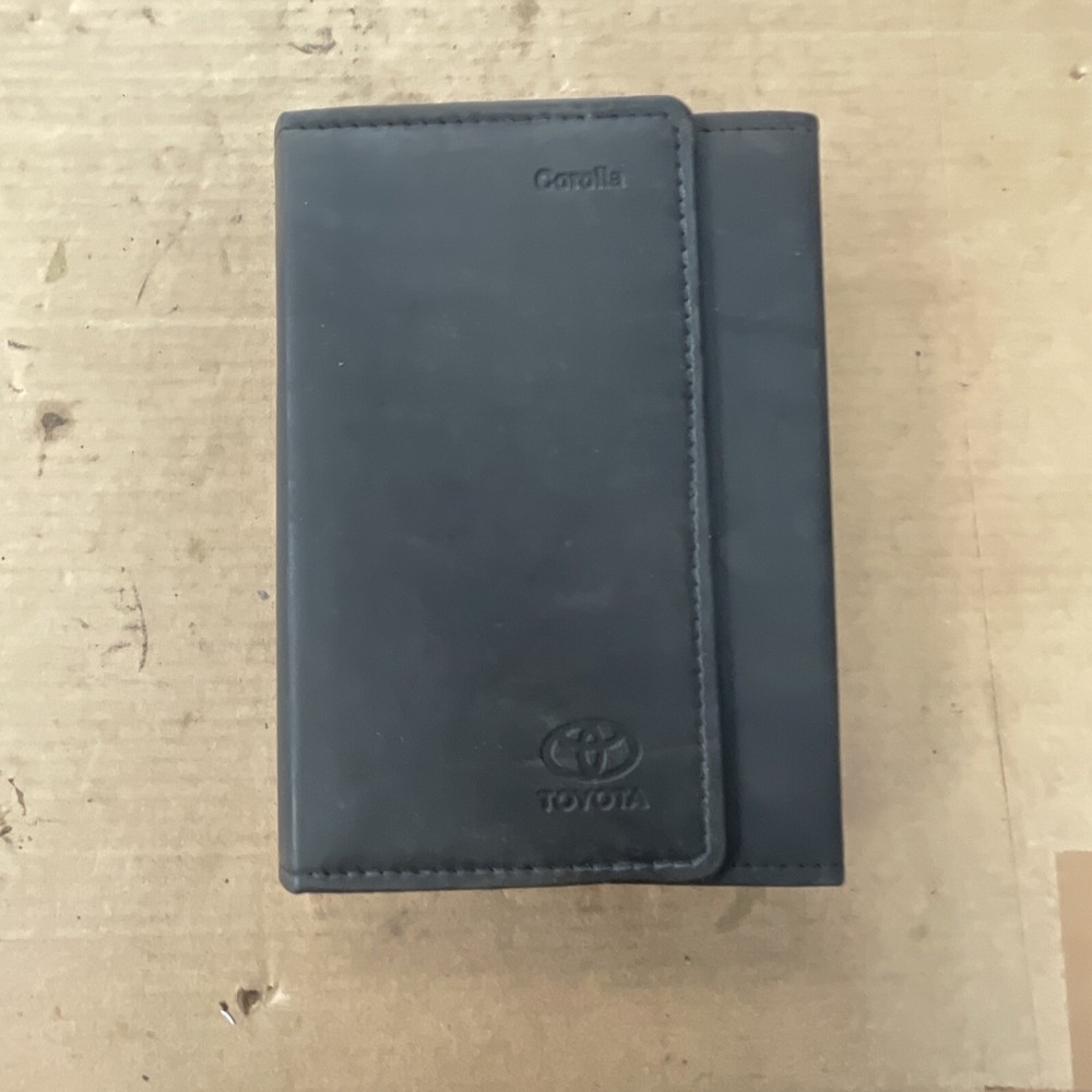 Toyota Corolla Owners Manual Hand Book