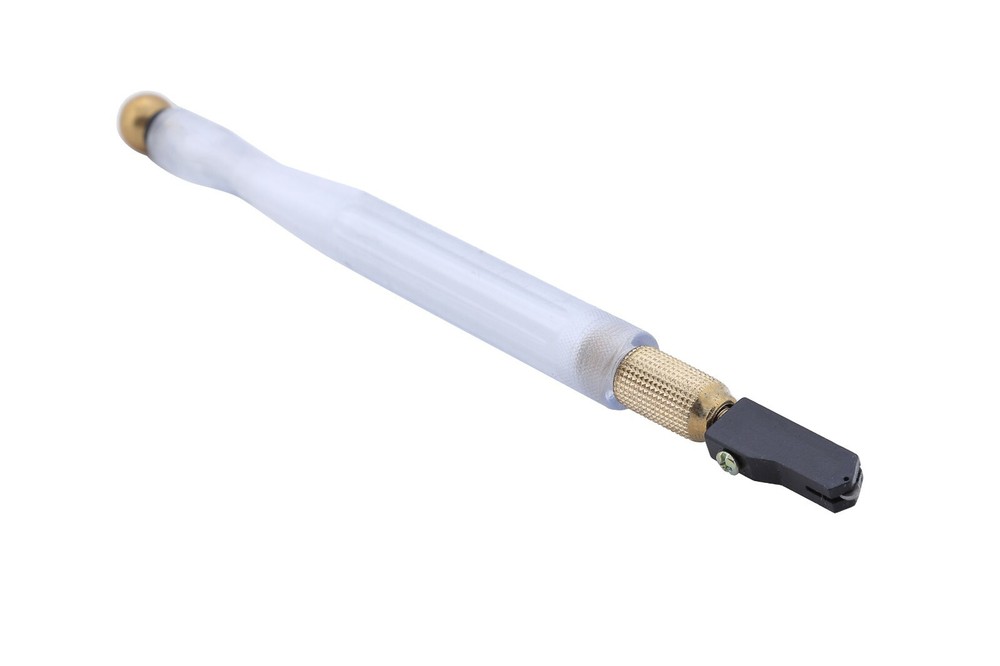 Hand-held Plastic Handle Oil-filled Glass Cutter Multi-function Marking Pen Tile