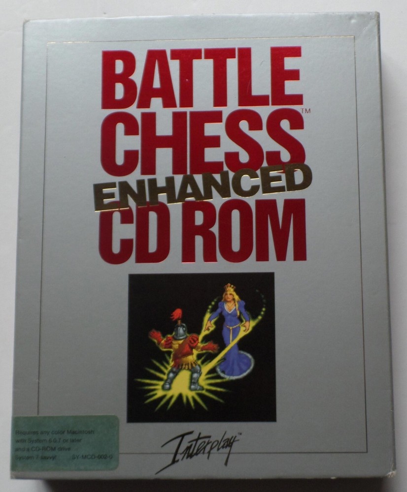 BATTLE CHESS - Macintosh Game Box Enhanced CD-Rom Vintage Interplay