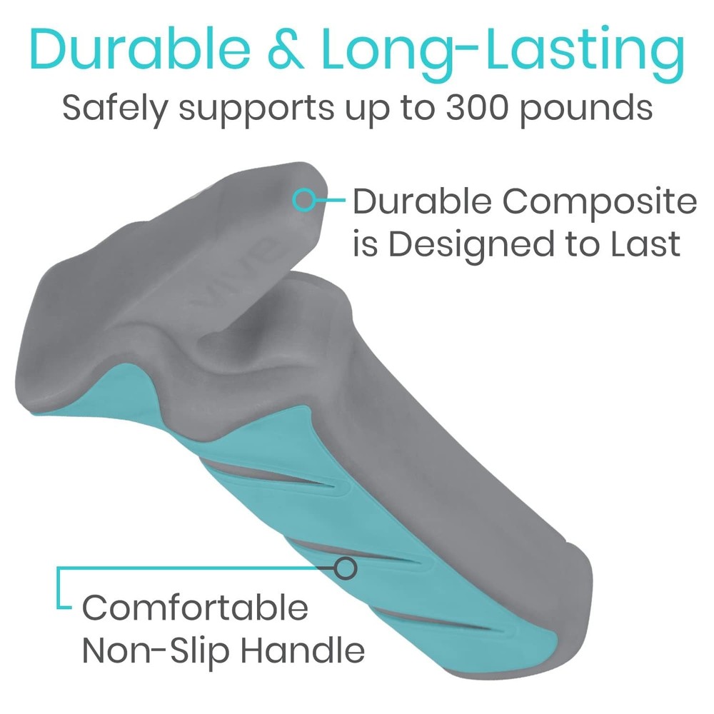 Vive Car Handle Assist for Elderly - Scratch Proof Latch - Auto Grab Single