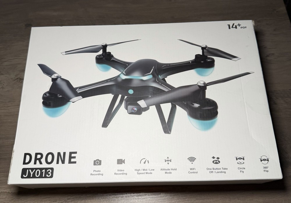 JY013 Foldable Drone quadcopter designed for beginners. Open Box. (2/22)