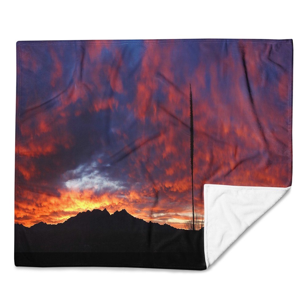Impressionist Arizona Sunrise Throw Blanket
