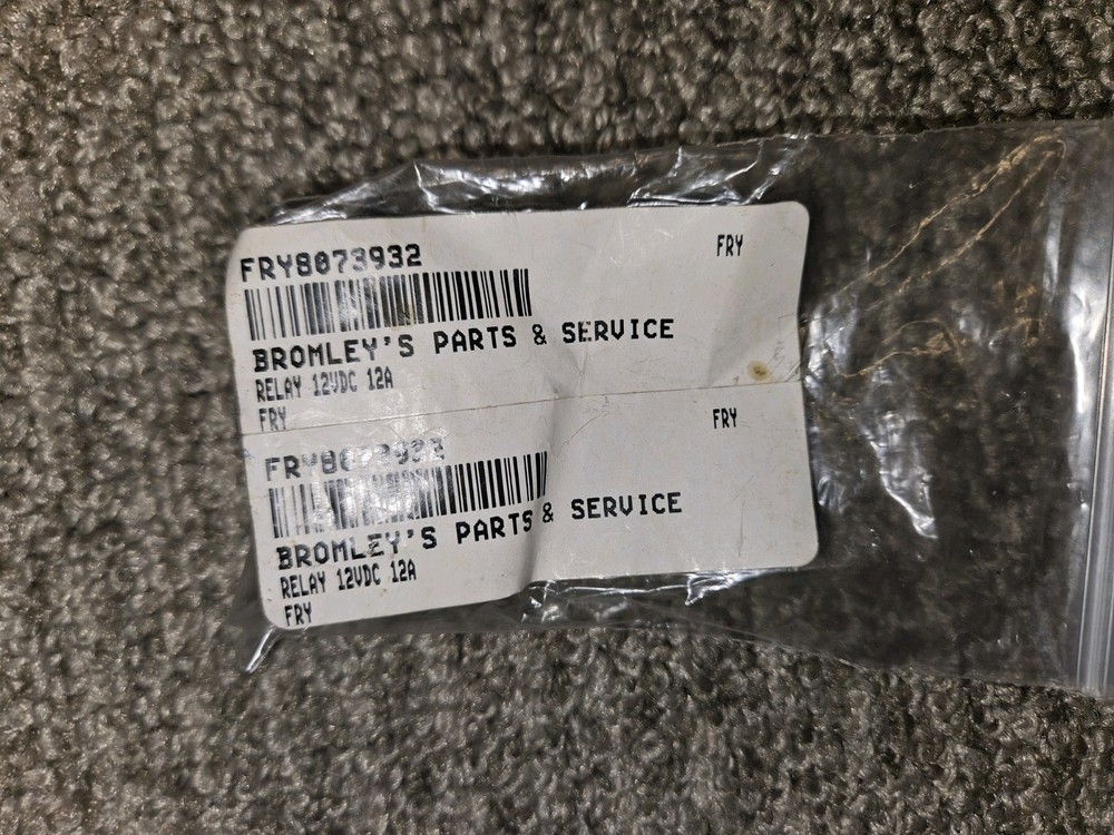 Frymaster 8073932 Relay 12VDC  12A
