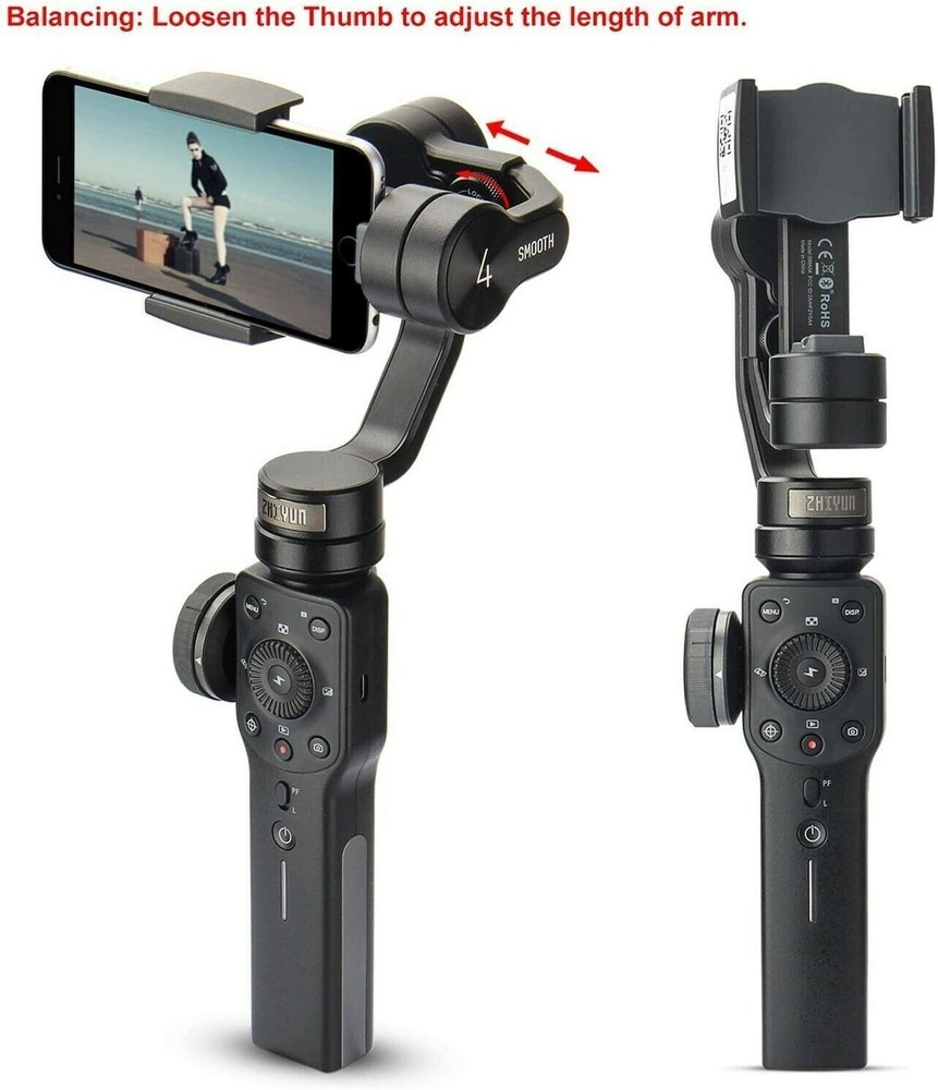 Zhiyun Smooth 4 Handheld 3-Axis Mobilephone Gimbal Stabilizer for iPhone Android