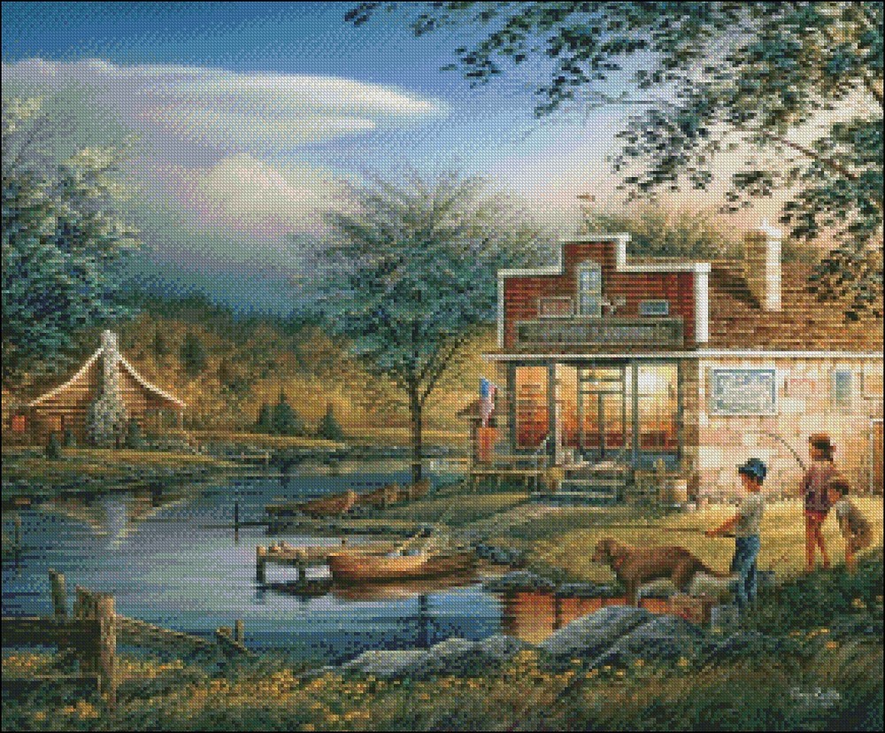 Chart Needlework Craft DIY - Counted Cross Stitch Patterns - Summertime