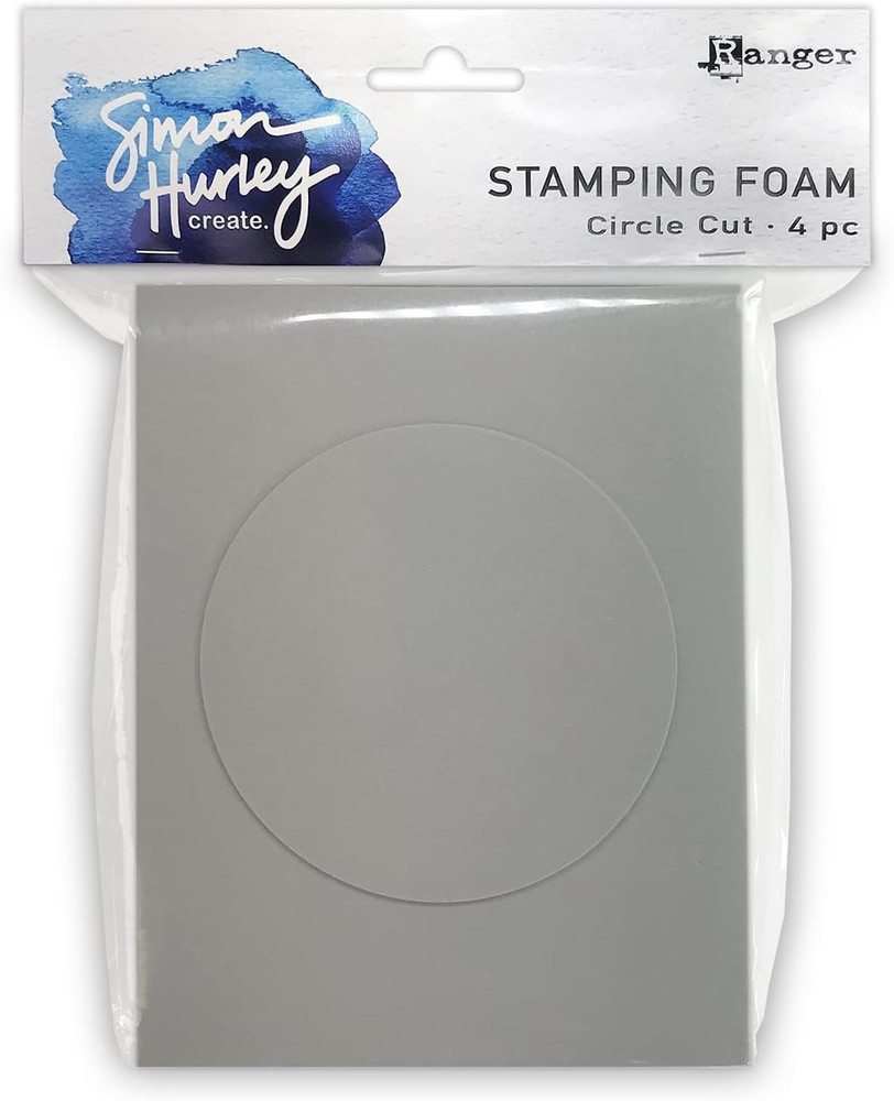 Create. Stamping Foam Circle Cut 4Pc