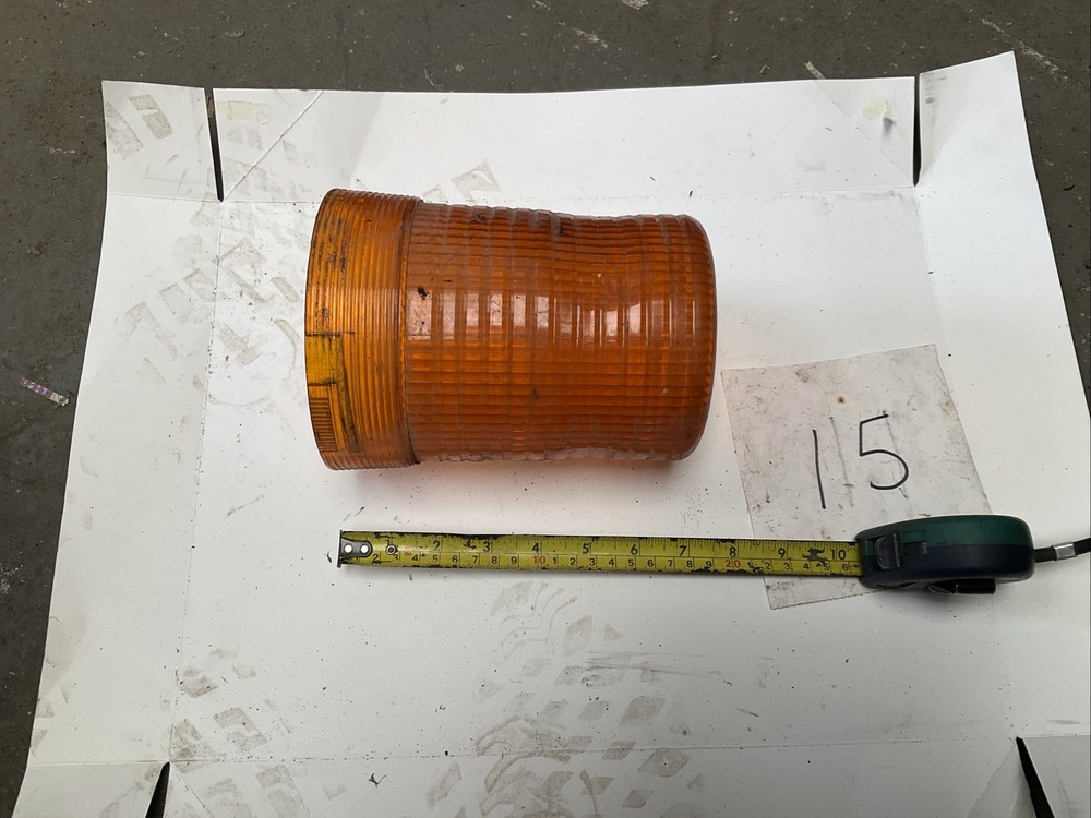 Hella 856416-02 Orange Beacon Light Lens