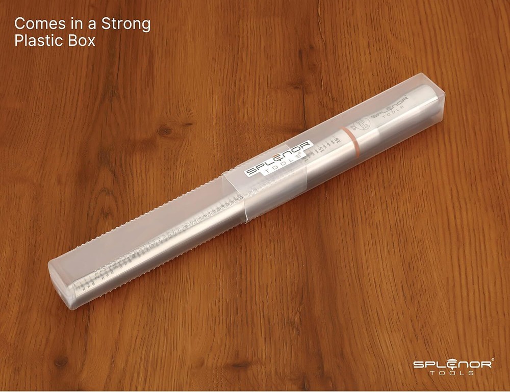 Splenor Tools 13" Solid Stainless Steel Un-grooved Ring Mandrel - for...