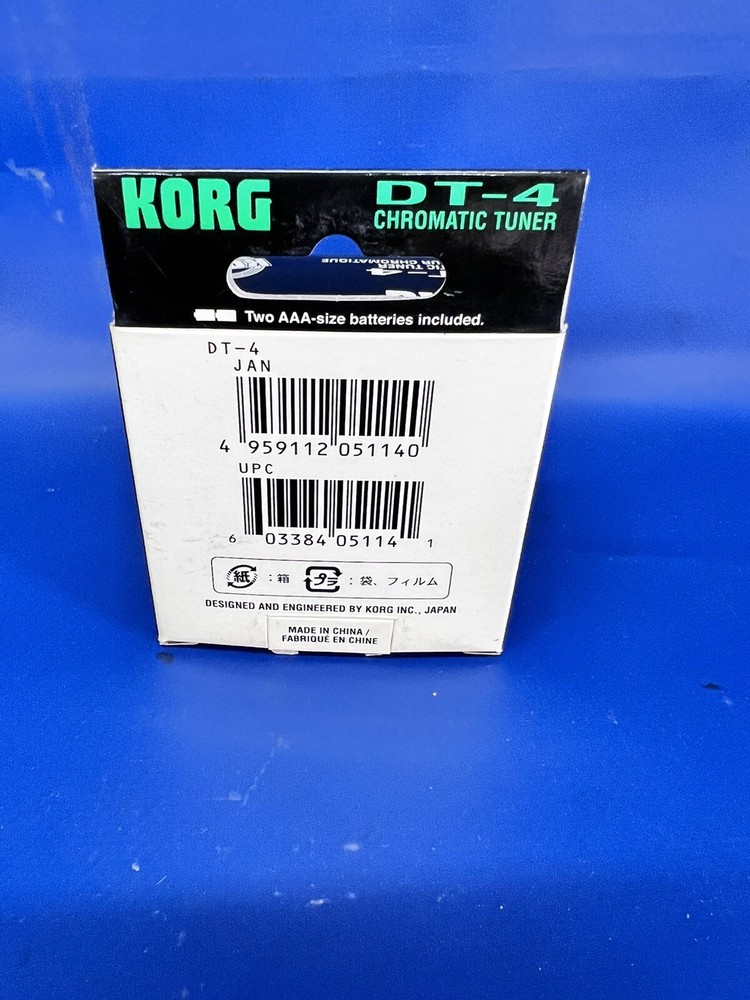 NEW KORG DT-4 Chromatic tuner