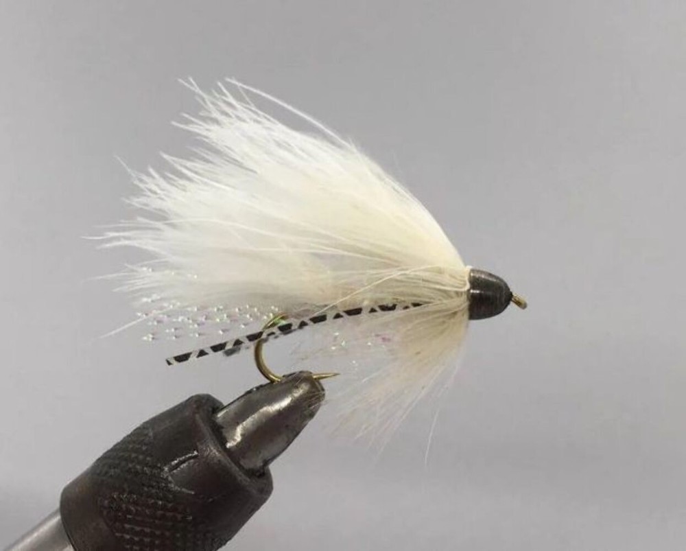 One Dozen (12) - Conehead Aztek Streamer - White - Streamer