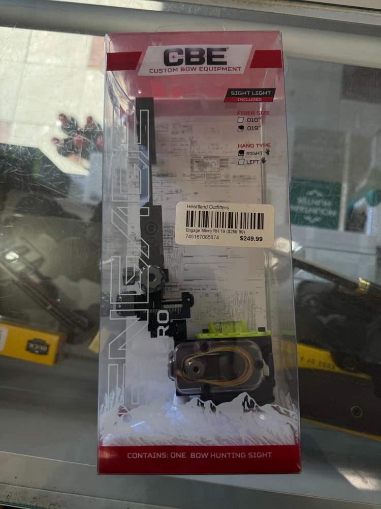CBE Engage Micro...BOW SIGHT 5 Pin .19 RH Open Box