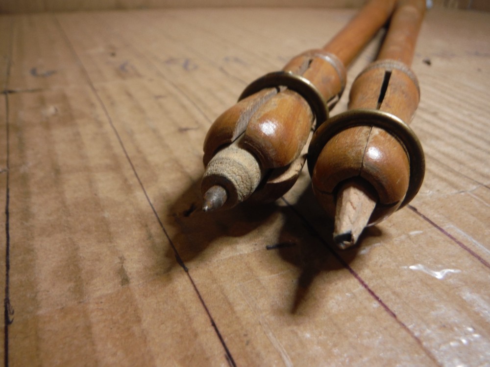 vintage wood compass