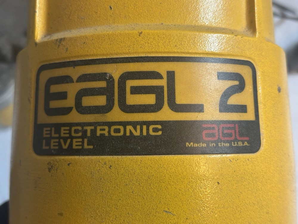 AGL EAGL-2 EAGL2 Rotary Electronic Laser Level w/ Case - Powers On But Untested