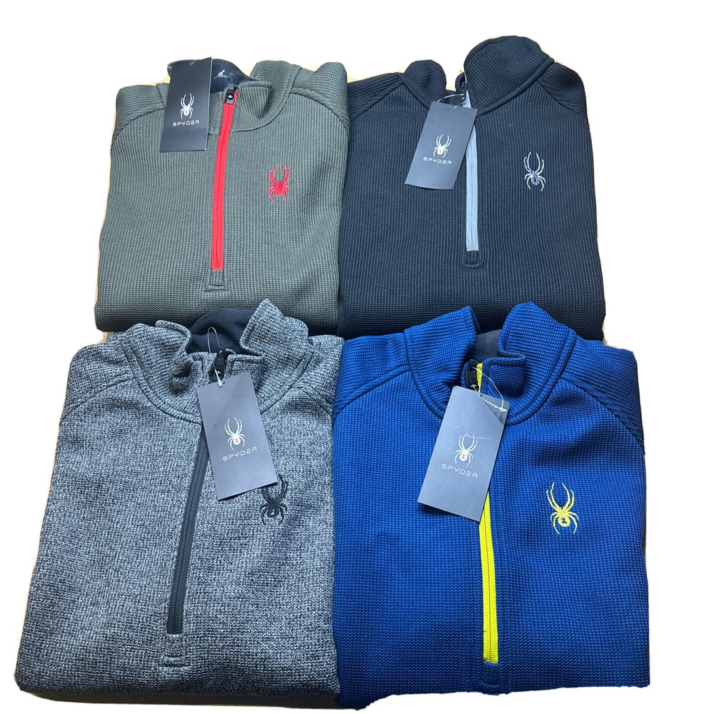 Spyder Outbound 1/2 Zip  Sweater Ski Jacket Pullover VARIETY