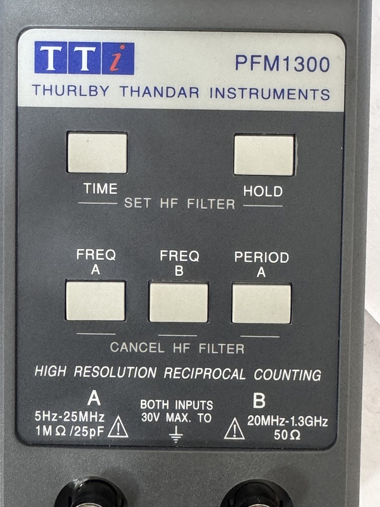 TTI PFM 1300 FREQUENCY COUNTER