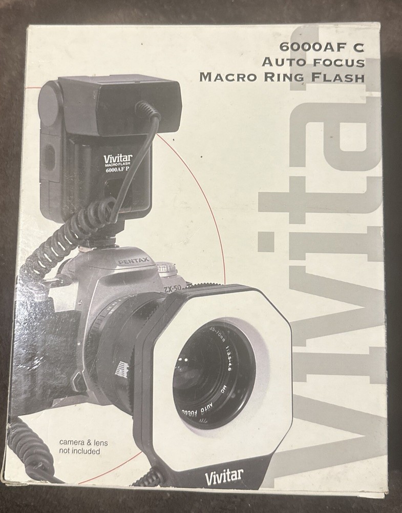 Vivitar 6000AF C Auto Focus Macro Ring Flash