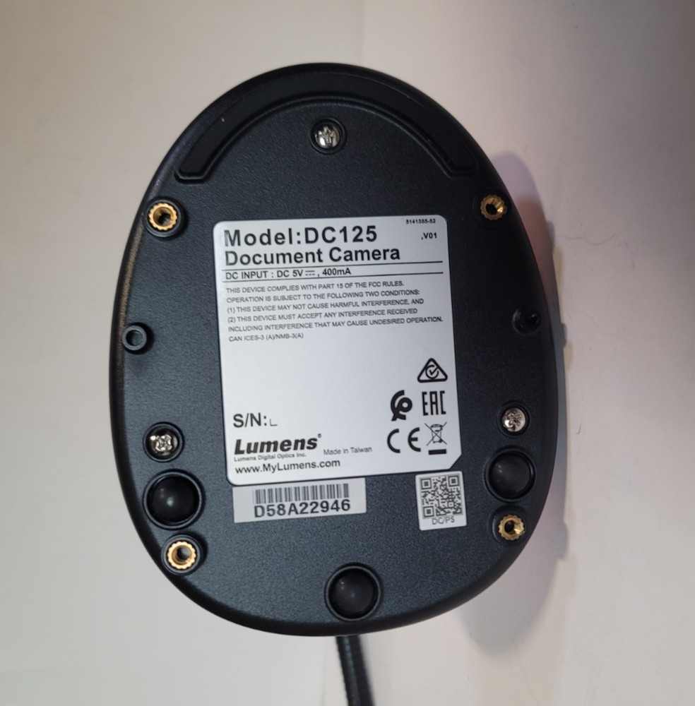 Lumens DC125 High-Definition Document Camera