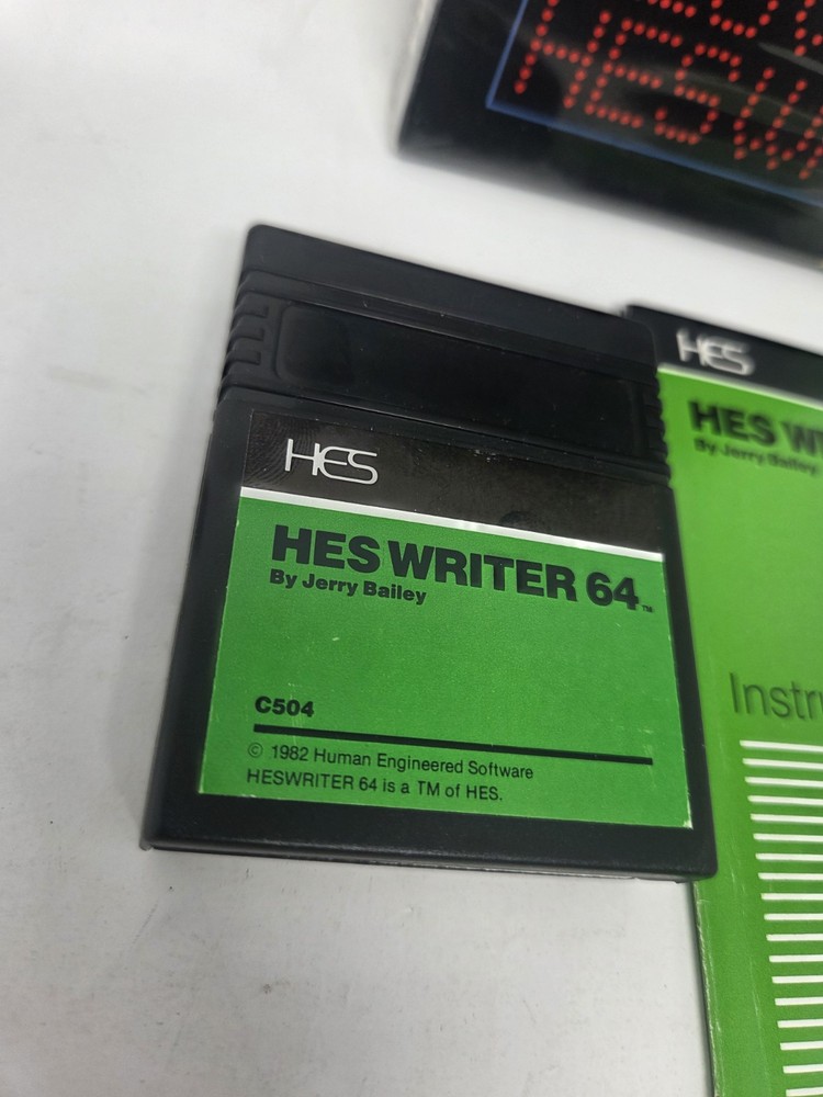 HES Writer 64 by HESWare for Commodore 64 Cartridge