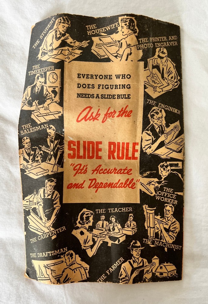 Slide Rule - Engineering Instruments, Inc. 250-V w/case & instructions