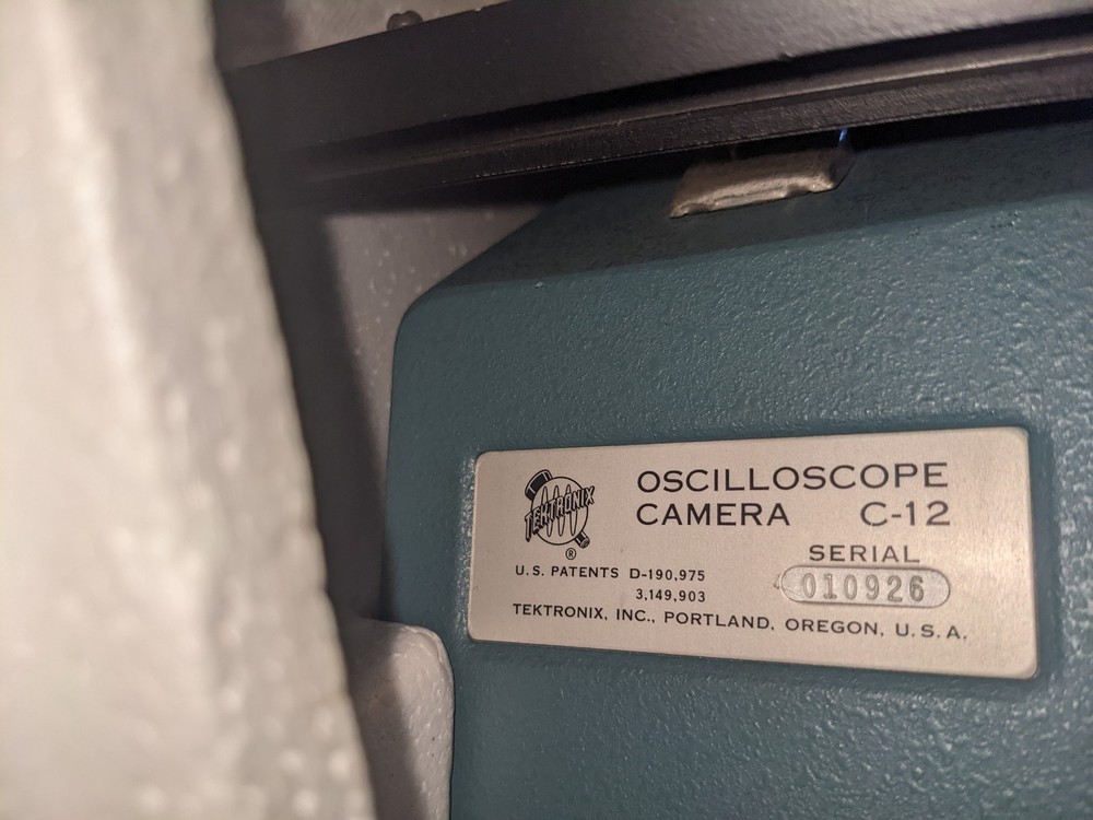 Tektronix C-12 Oscilloscope Camera C12