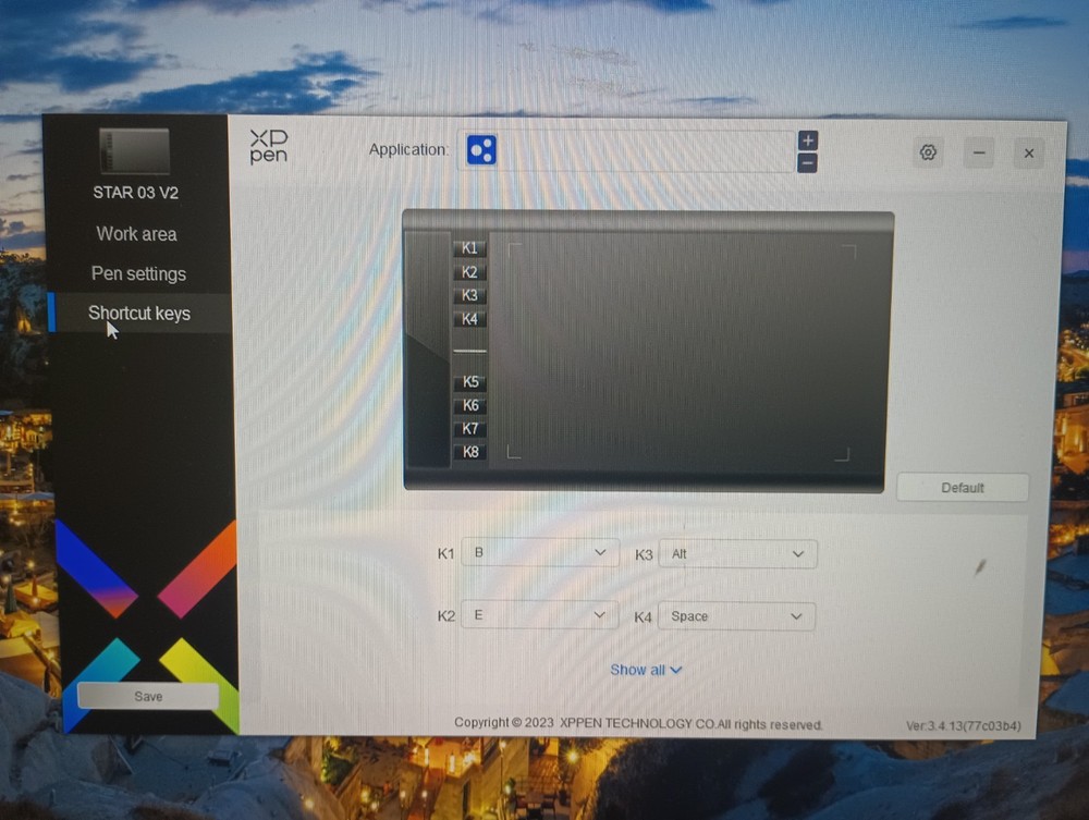 XP-Pen Star 03 V2 Graphics Drawing Pen Tablet Used