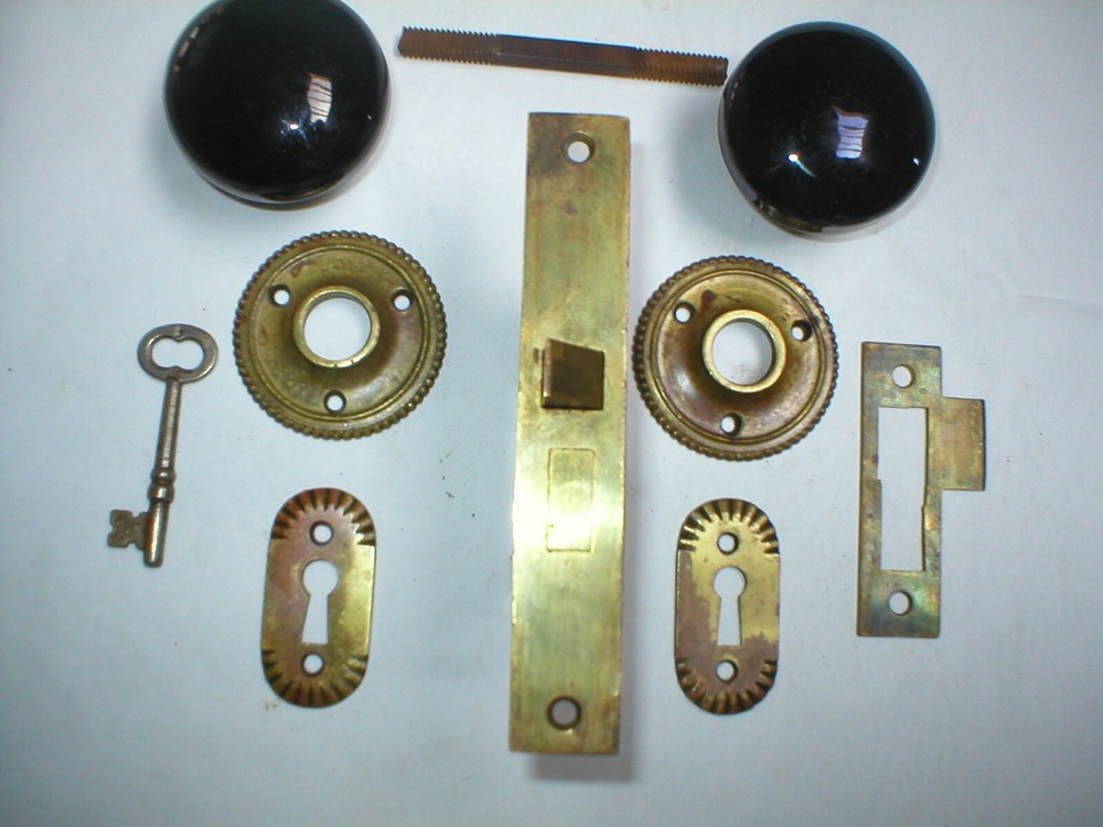 Antique Victorian Era Door Hardware