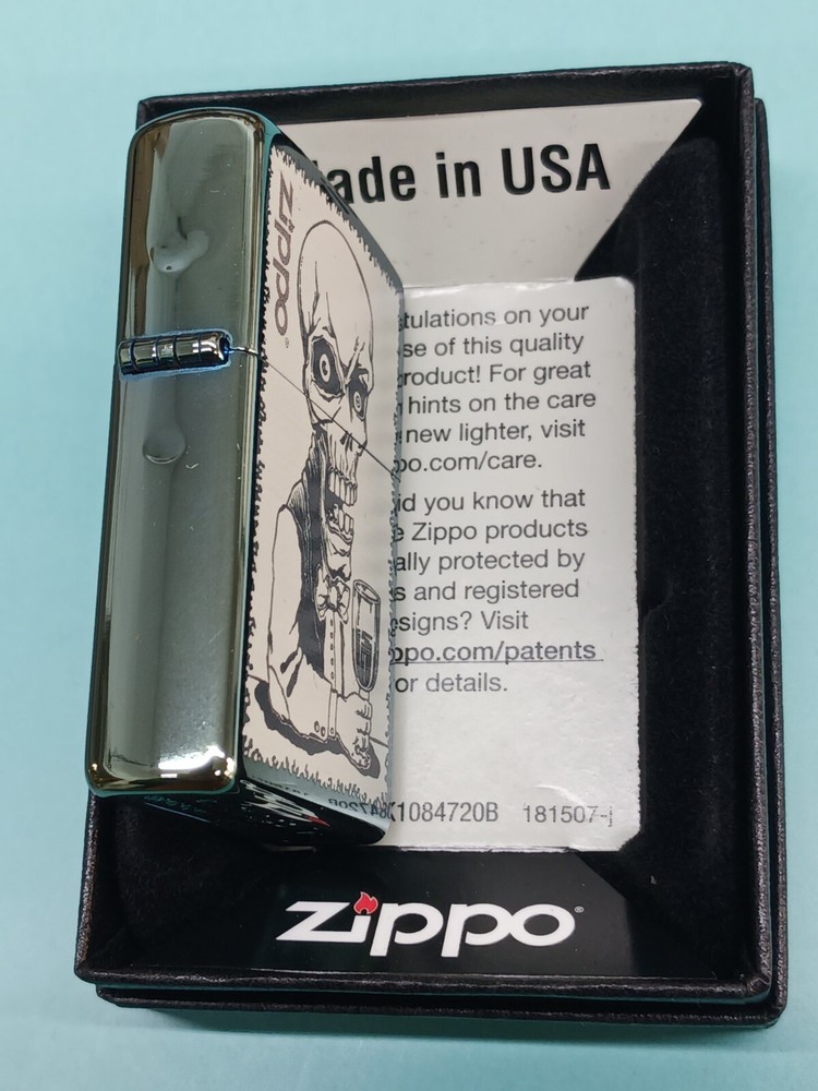 Zippo Skeleton Bartender Chameleon 28679
